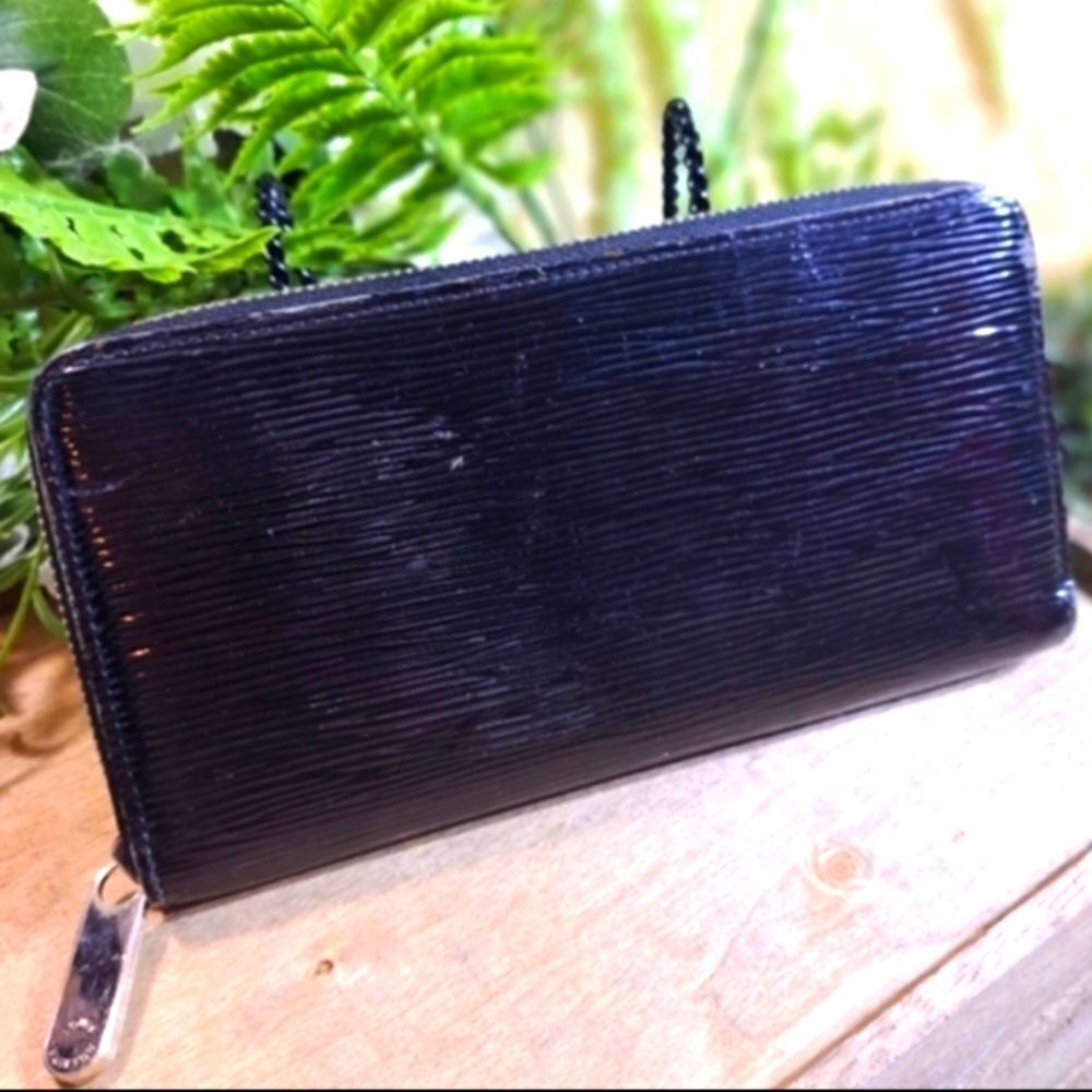 Louis Vuitton Full Zippy Electric Black Epi Wallet Authentic - Picture 12 of 12